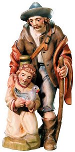 Shepherd and Child<br>Dolfi Raffaello Nativity